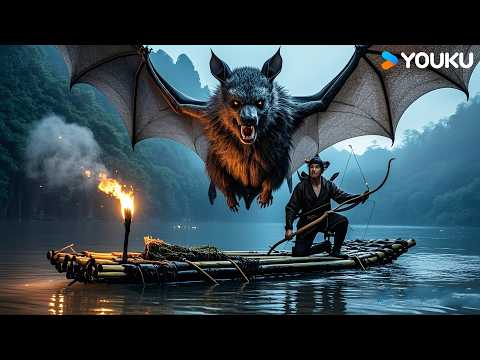 Giant mutant bats appeared in the cave! | Snake Girl | YOUKU MONSTER MOVIE