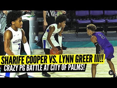 SHARIFE COOPER VS LYNN GREER III!! CRAZY POINT GUARD BATTLE AT CITY OF PALMS CLASSIC!!