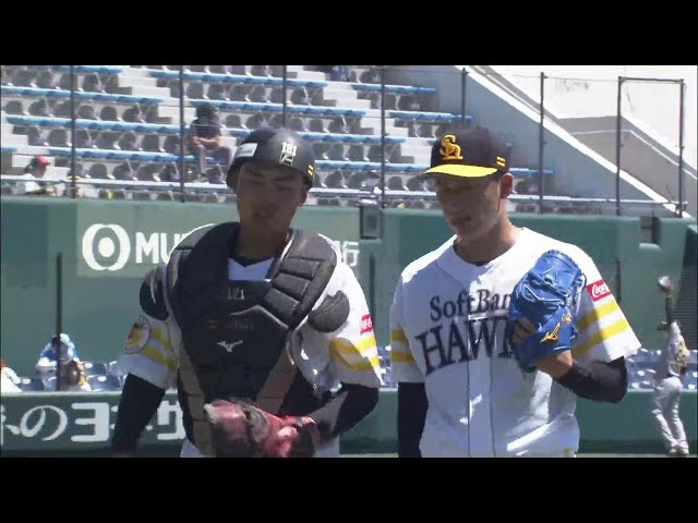 【ファーム】ホークス・板東湧梧 5回までパーフェクト投球を見せる!! 2022年6月30日 福岡ソフトバンクホークス 対 阪神タイガース