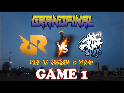 GRANDFINAL RRQ HOSHI vs EVOS LEGENDS GAME 1 MPL INDONESIA SEASON 5 - MOBILE LEGENDS BANG BANG