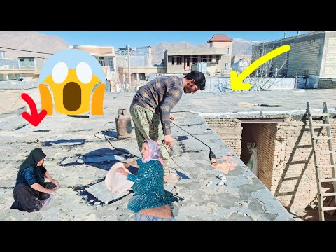 Making dough with Fatima Khanum and Grandma, Agha Salar on the way to work!❤️