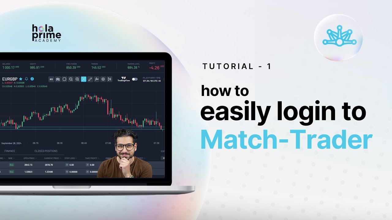 So melden Sie sich beim Match Trader an | Hola Prime