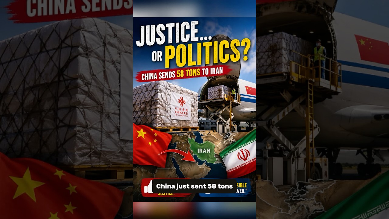 “On the Side of Justice?” — China Sends 58 Tons to Iran