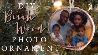 DIY Wood Photo Ornament | 12 Days of Christmas Series (Day 5)