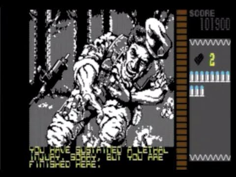 Cool and Unusual Games: Operation Wolf (Commodore 64) Review