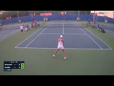 (60)McGiffin Tenika v (65)Ariana Arseneault - TENN v AU (match incomplete)