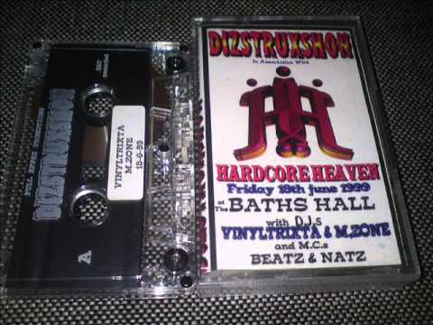 Vinyltrixta Dizstruxshon And Hardcore Heaven 18th June 1999 (MC Beatz) .wmv