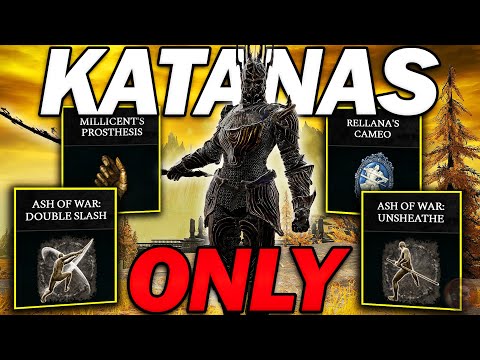 "This Katana Build is... DISGUSTING!" - Beating Elden Ring Using KATANAS ONLY!