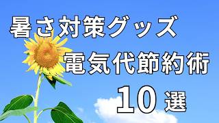【夏の節約術】コスパ最強の暑さ対策グッズ5選＋電気代を抑える裏ワザ5選