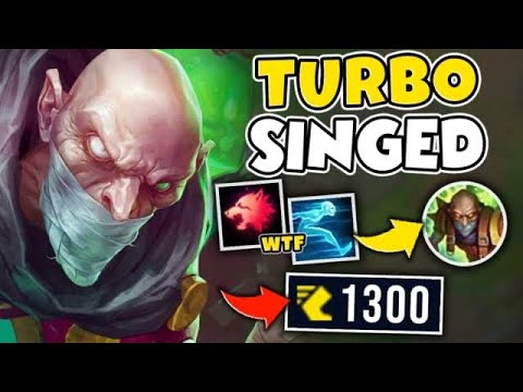 THE FASTEST ENGAGE IN HISTORY! 1300+ MS PREDATOR SINGED (RANK 1 SINGED) - League of Legends