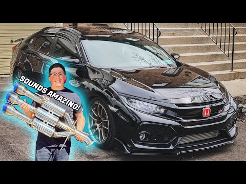 Invidia R400 Exhaust Install | 2018 Honda Civic Si