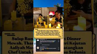 Download lagu Thariq Halilintar beri Kejutan Aaliyah Massaid Dinner Malam Romantis di Rumah mp3