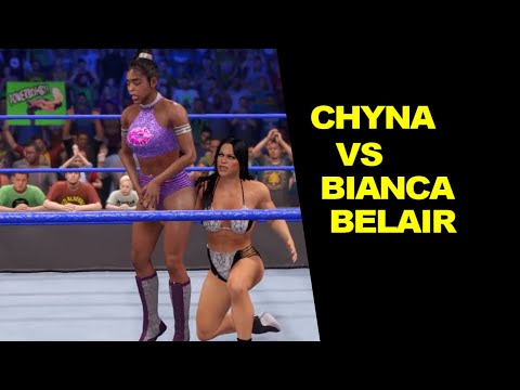 WWE 2K22 Chyna vs Bianca Belair