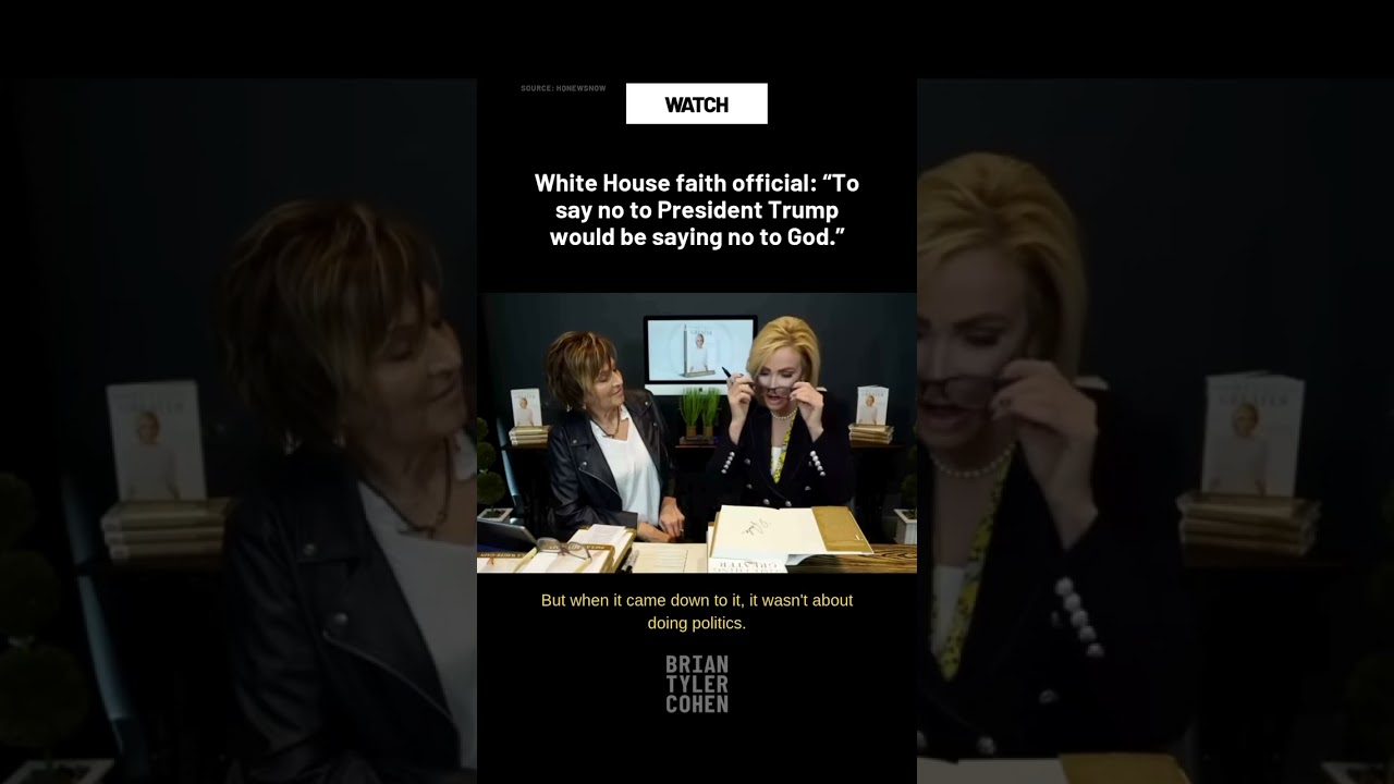 White House faith official: “To say no to President Trump would be saying no to God.”