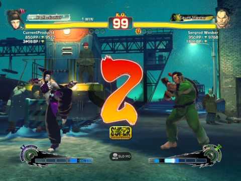 SSF4 AE Endless Battle:CurrentProduct4(Juri) vs Sergrod Wesker(Dan)