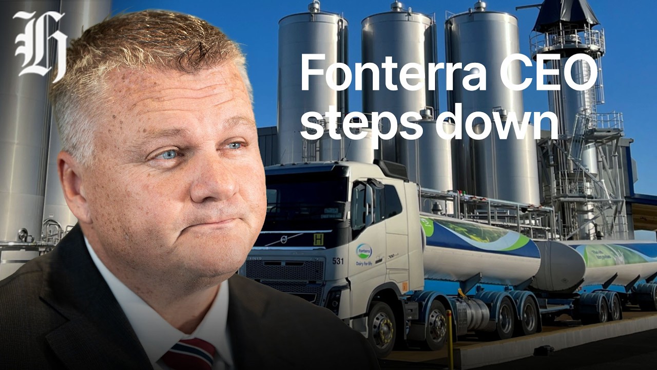 Fonterra boss steps down | Ryan Bridge TODAY