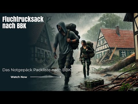 Fluchtrucksack - Das Notgepäck Packliste nach BBK