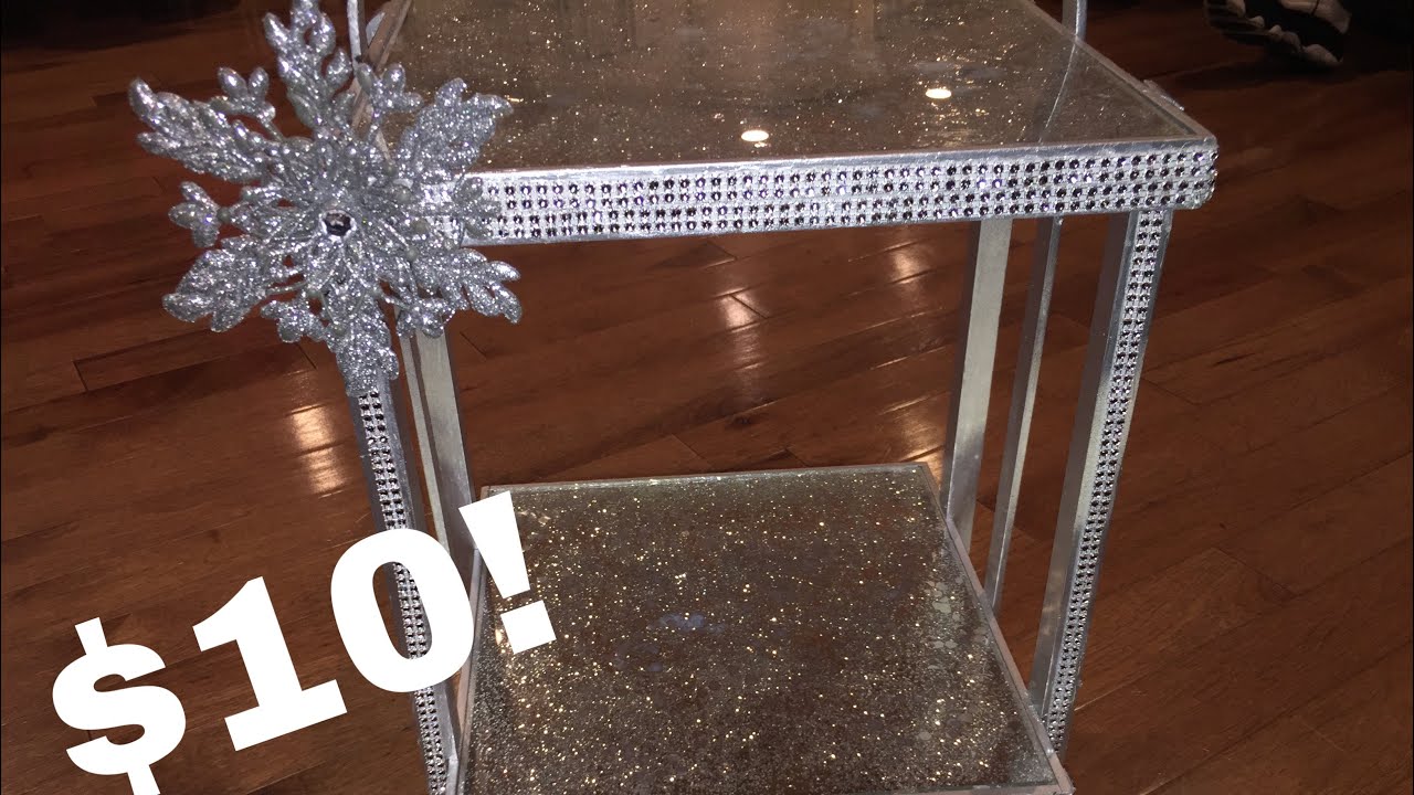 💎 $10 BLINGED OUT DIY BAR CART | Crafting w/ Ashley