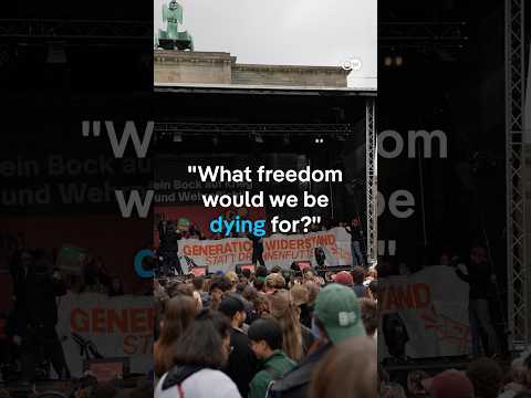 Youth protest against Germany’s conscription plans | DW News