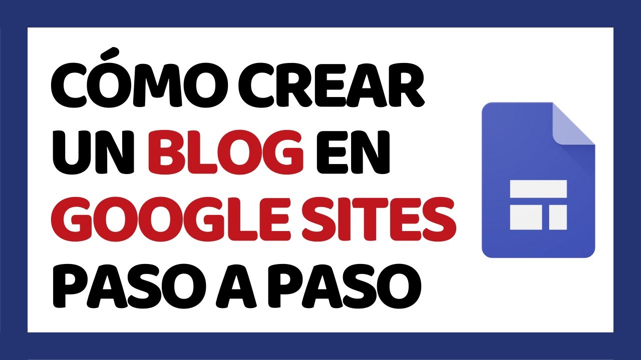 How to Create a Blog on Google Sites ✅ Step by Step