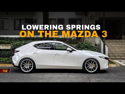 H&R Lowering Springs on the Mazda 3