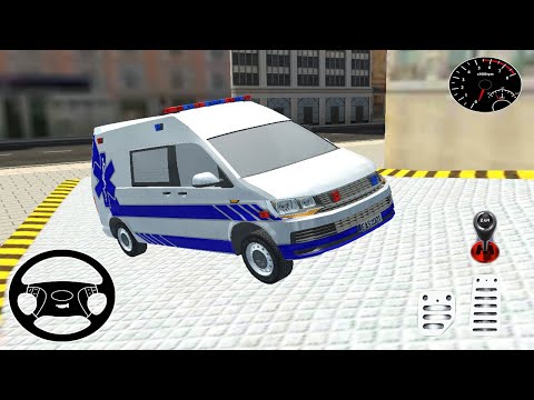 Roof Jumping Ambulance Simulator - Rescue Driver Rooftop Stunt Missions - Android Gameplay #4
