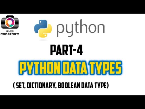 Set Dictionary Boolean Data Types Python Data Types In Tamil Python Tutorial In Tamil