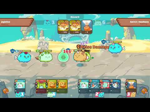 Aqua Beast Plant vs Poison Aqua (Axie Infinity)