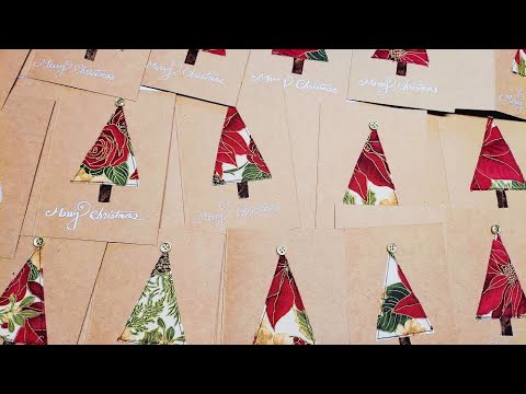 Making Easy Christmas Cards in at least 2 minutes