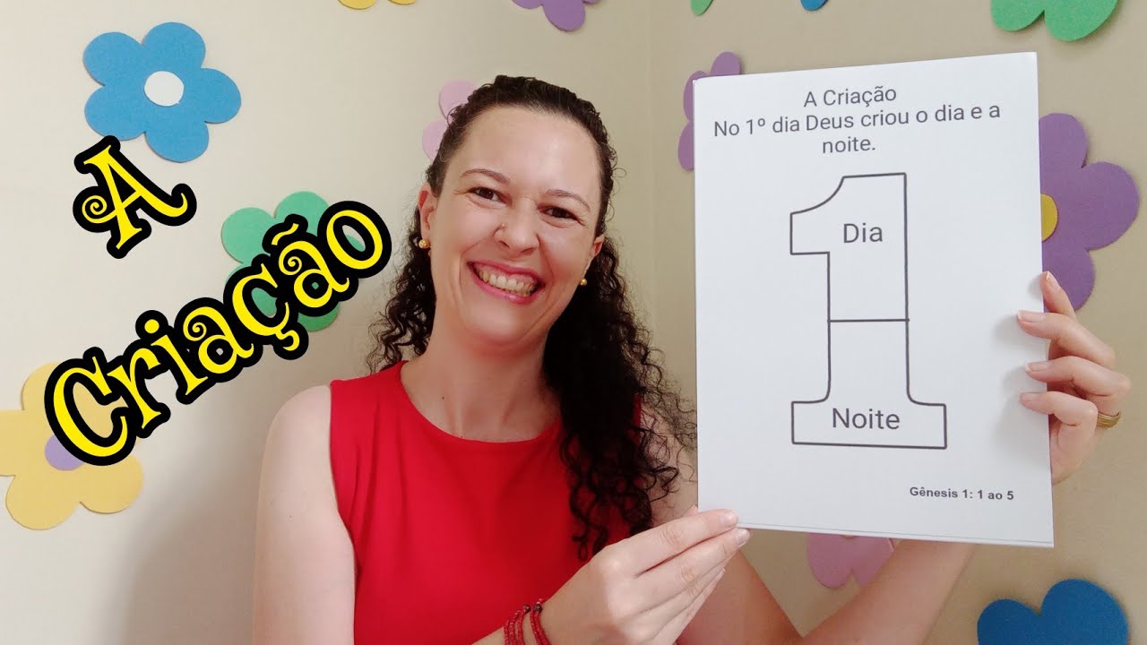 A Criação do Mundo - Para Colorir