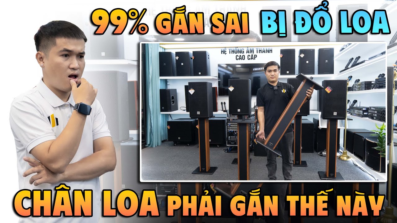 Video sản phẩm Chân loa gỗ cao 70cm