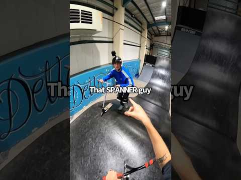 Spanner vs Roman Trick Battle!🏆 #shorts #shortvideo #challenge #scooter #gopro #tricks #skatepark