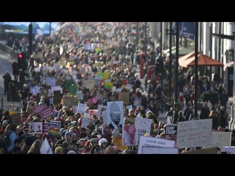 Donald Trump protests held across Europe