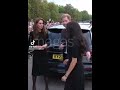 kate Middleton, the Princess of Wales,  glare at Megan Markle in a threatening way