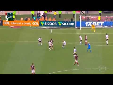 "Golaço de Vitinho Flamengo 4 x 1 Corinthians - Brasileirão 2019"
