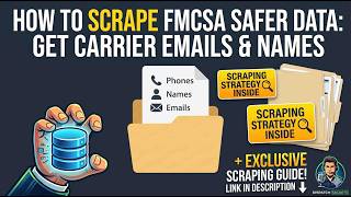 How to Scrape FMCSA SAFER Data: Get Carrier Emails & Names