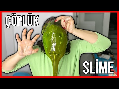 GARBAGE SLIME **SCARY MASK WITH SLIME TO BE THROWN IN THE GARBAGE** DobişkoTV
