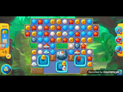 fishdom gameplay/ level 5672  / It is like the ads? / thank you /