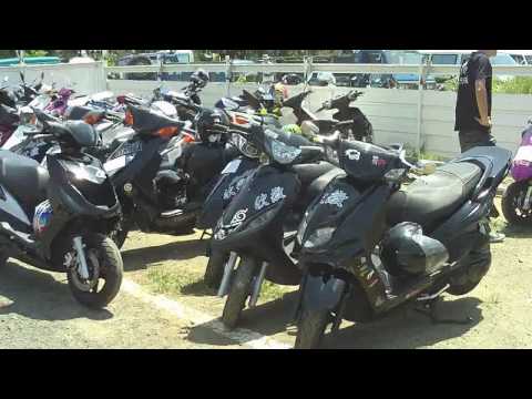 Samuraiscoot - LTS 0-50 metre race - many,many scooters!