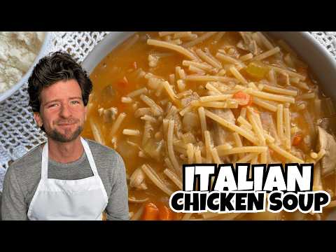 How to Make Chicken Soup: Italian Grandma Style (Thick & Hearty)