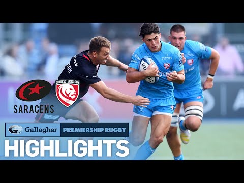 Saracens v Gloucester - HIGHLIGHTS | Dramatic End To Thriller! | Gallagher Premiership 2022/23