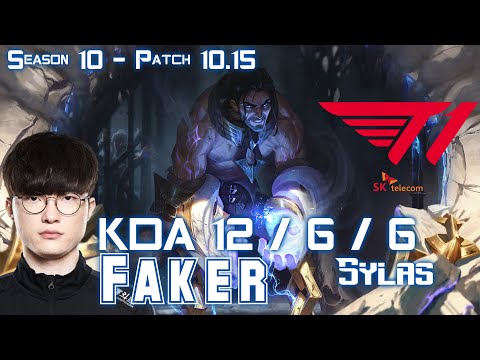 T1 Faker SYLAS vs IRELIA Mid - Patch 10.15 KR Ranked