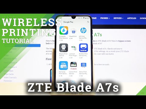 How to Connect ZTE Blade A7s with Printer – Printer Connection Settings