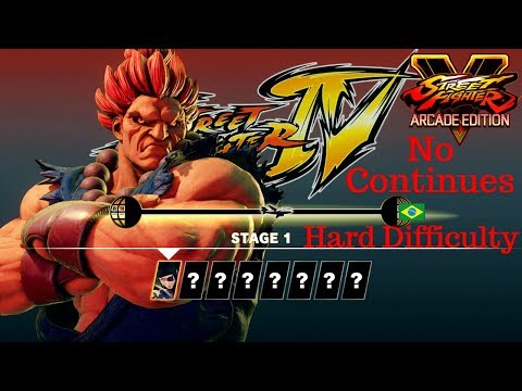 [SFV: AE] Street Fighter 4 Arcade Mode | Hard Difficulty