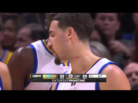 Klay Thompson vs Los Angeles Clippers 20.02.2016 (32Pts)