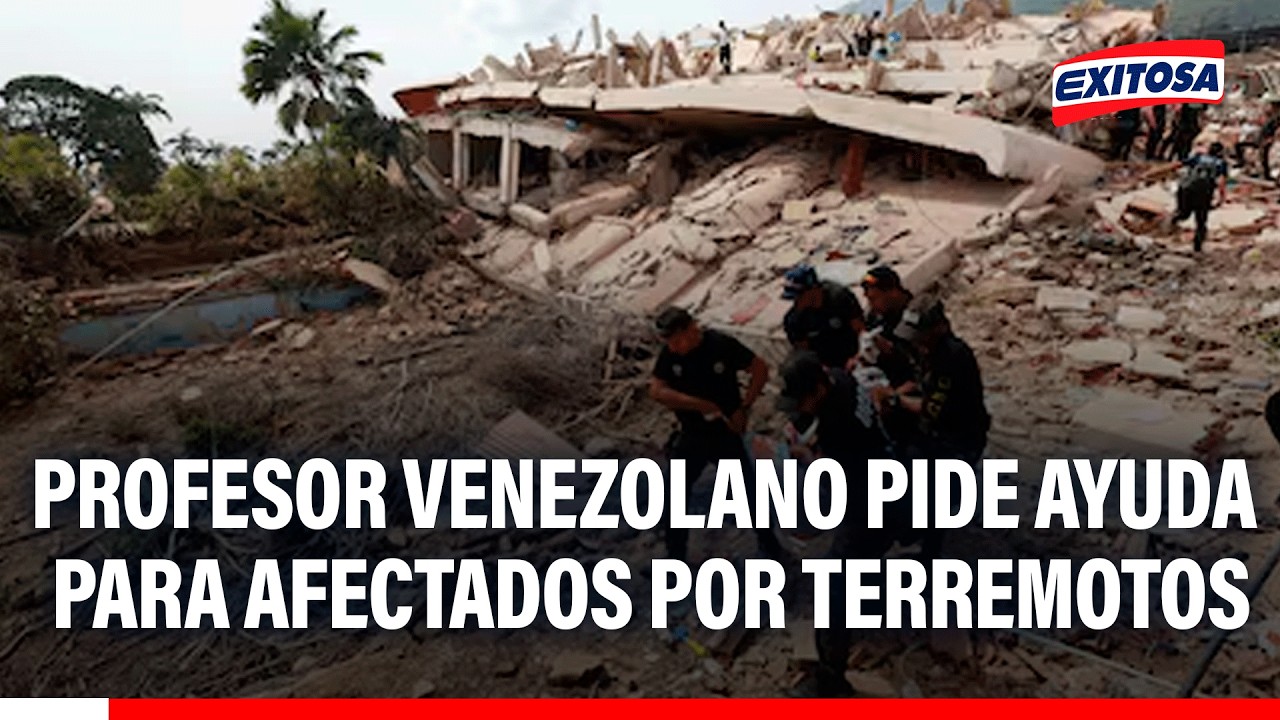 🔴🔵 Profesor venezolano de danza en Huancayo pide ayuda para enviar a damnificados por terremotos