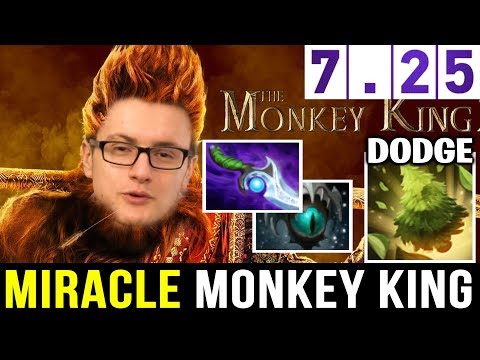 MIRACLE Monkey King Insane Mischief Plays — 7.25 Hard Game Dota 2
