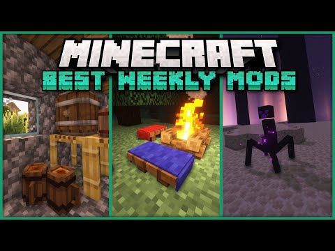 Top 20 Mods of the Week for Minecraft 1.17.1! - Camping Chairs, Halloween, Goblin Traders & Magic!