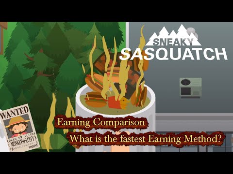 Sneaky Sasquatch Info - Earning Comparison | Which is the fastest Method