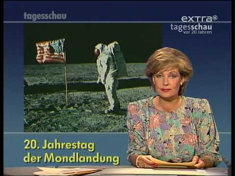ARD Tagesschau vom 20.07.1989 - Mondlandung 20 Jahre